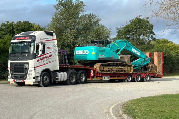 20t on Low Loader